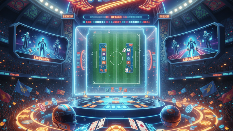 Fluxograma verde e amarelo detalhando as regras e decisões no bacará ufa24h