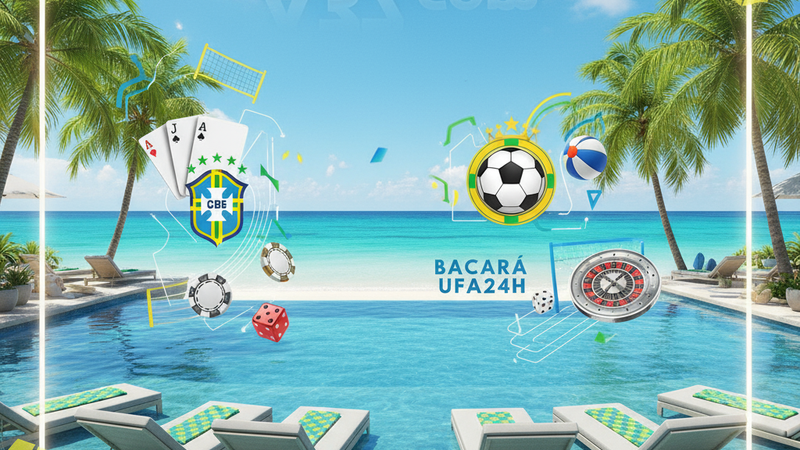 Tabela com design verde e amarelo mostrando o valor de cada carta no bacará